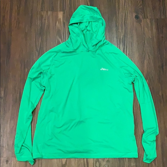 asics long sleeve hoodie